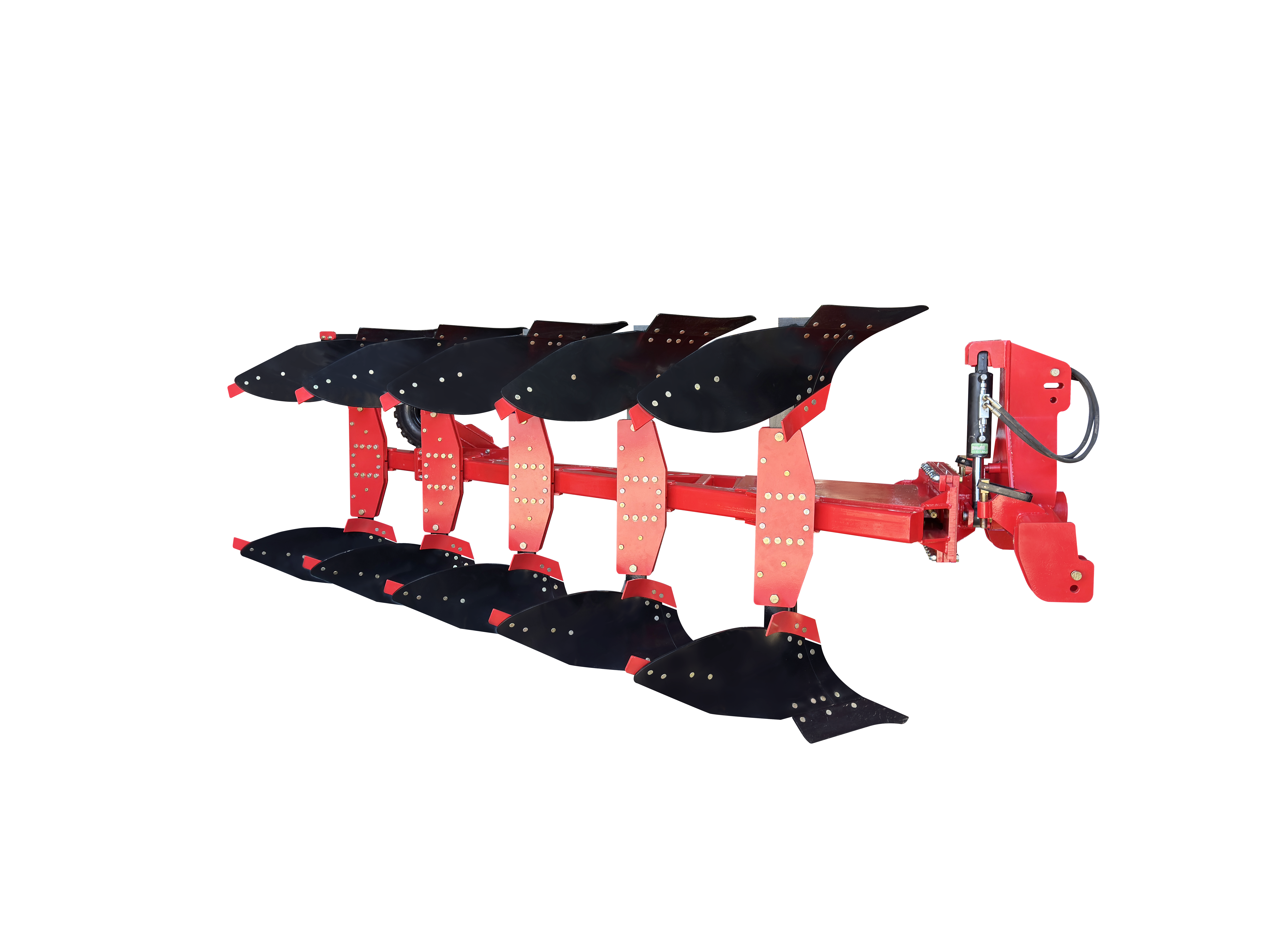 گاوآهن دو طرفه پنج خیش قوطی سوپر (جلو متحرک) 16-14-12-1+3